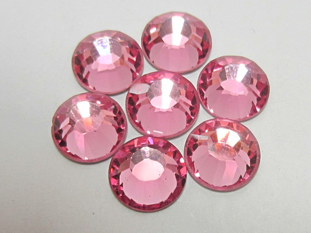 1 Gross 2ss ROSE (maxima) FLATBACK PRECIOSA Rhinestones